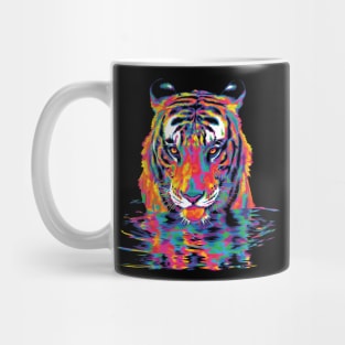 Rainbow Tiger Stare Mug